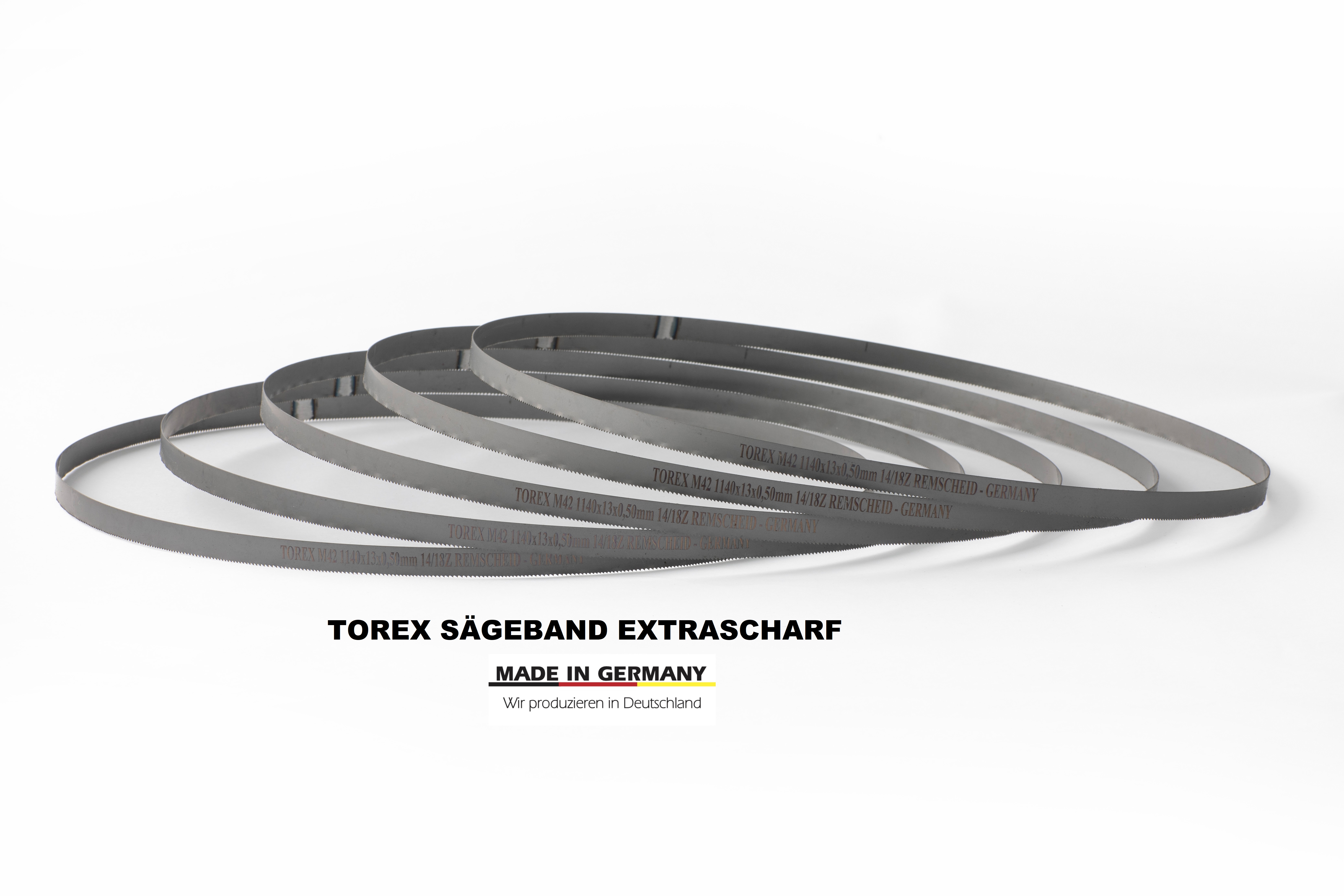 Makita 792558-0 Bimetall Sägeband 1140 x 13 x 0,5 mm 14 ZpZ für Akku Bandsäge 5 Stück