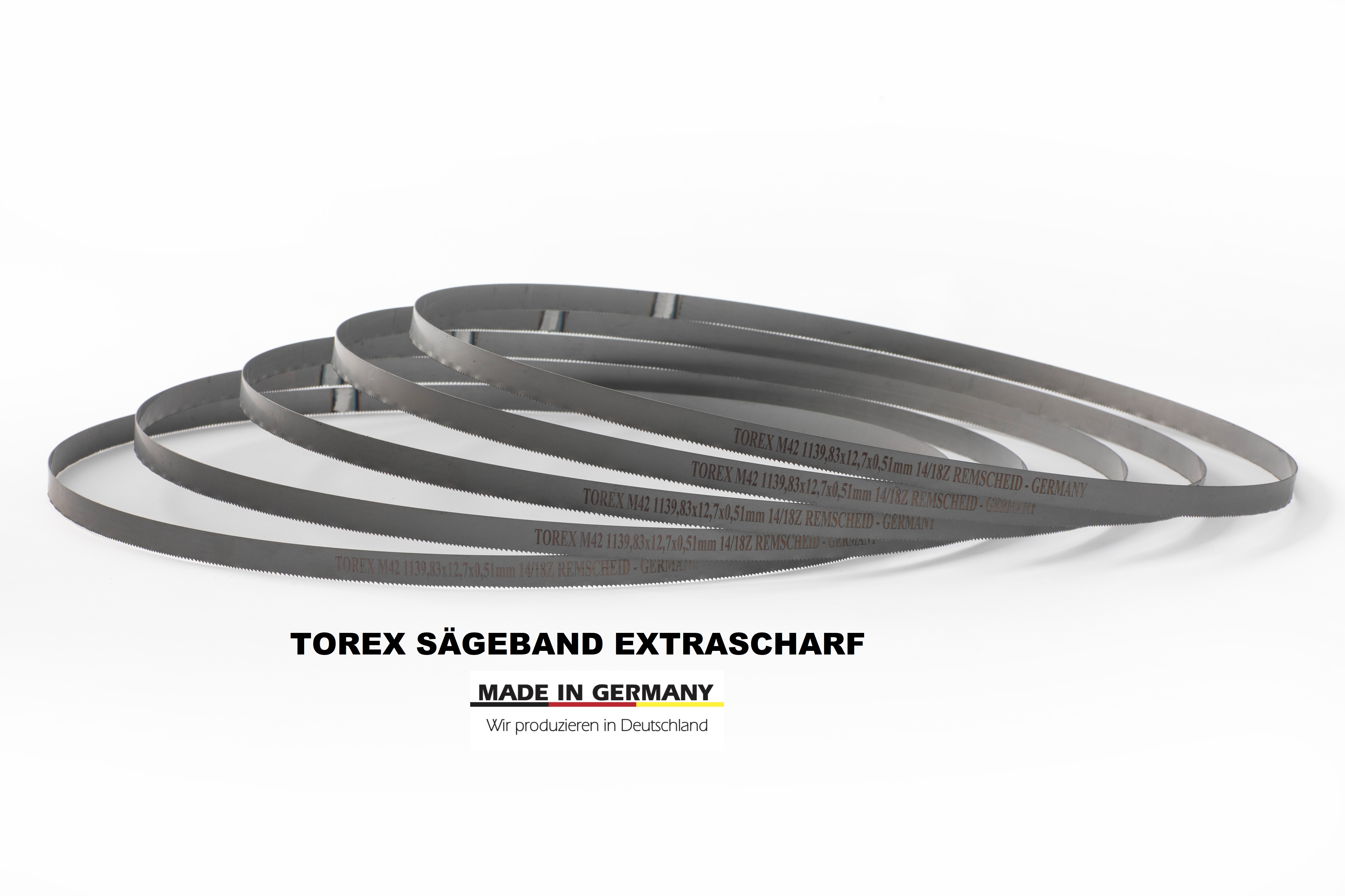 Milwaukee M18 BS 125 Bimetall Sägeband 1139,83 x 12,7 x 0,51 mm 14/18 ZpZ für Akku Bandsäge 5 Stück Milwaukee M18 BS 125 Bimetall Sägeband 1139,83 x 12,7 x 0,51 mm 14/18 ZpZ für Akku Bandsäge 5 Stück